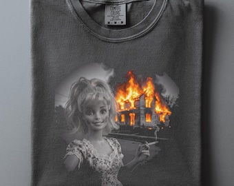 Y2K Unhinged Doll Shirt, Vintage 90s Grunge Dark Humor Meme Tee