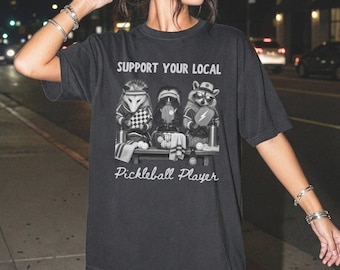 Comfort Colors Pickle-Baller Shirt, Meme T-Shirt for Pickleball Lovers, Funny Pickleballer Gift for Her