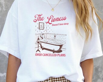 Funny Introvert Shirt for Women, Cancelled Plans Meme Tee, Unbothered Homebody Graphic T-Shirt