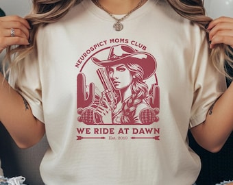 Neurospicy Moms Club Shirt,  Personalized Gift for Protective Moms on the ADHD/Autism Spectrum
