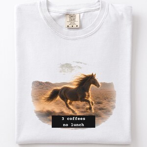 3 cigarettes no lunch Coffees Three Coffees No Lunch Tee