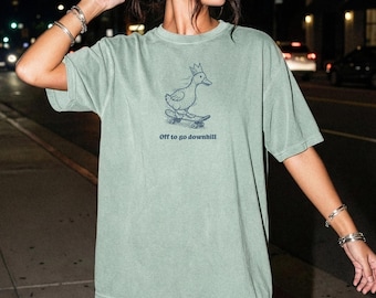 Sarcastic Mental Breakdown Shirt, Comfort Colors Mental Health T-Shirt, Funny Overstimulated Duck Meme Tee