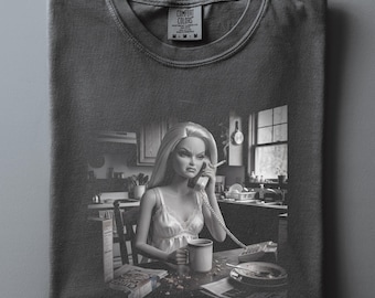 Disgusted Doll Meme Shirt, Comfort Colors Unhinged Y2K Meme Tee