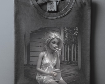 Y2K Grunge Doll Shirt, Unhinged Vintage Doll Meme Comfort Colors Tee