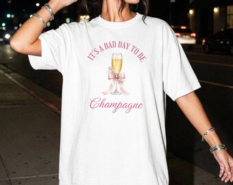 Coquette Comfort Colors Shirt for Wine Girlies & Champagne Lovers