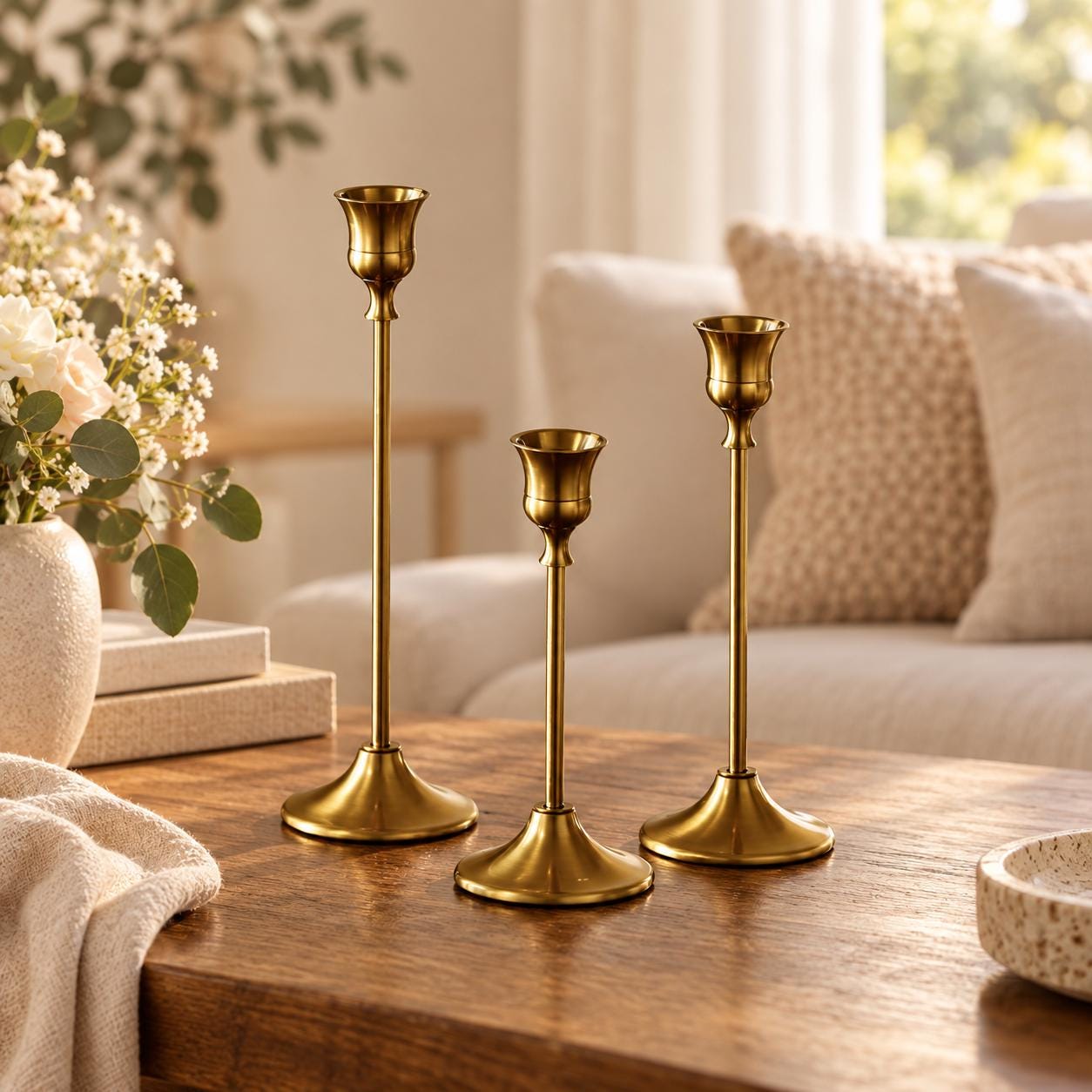 Kerzenständer gold
