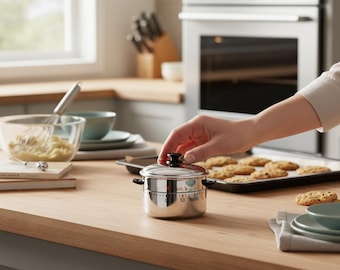 Temporizador de cozinha em formato de chaleira - Temporizador mecânico de 60 minutos, temporizador de utensílio de cozinha retrô