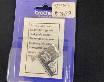 New Genuine Brother  SA160    Stitch Guide Foot   - Free Shipping Included