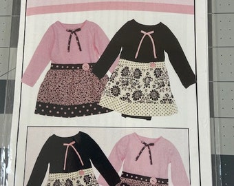 Brand New One-Zee Conversion P163P by Vanilla House Patterns /Convert onesie into Dress for Baby/Sizes 6- 24 months Free Shipping Included
