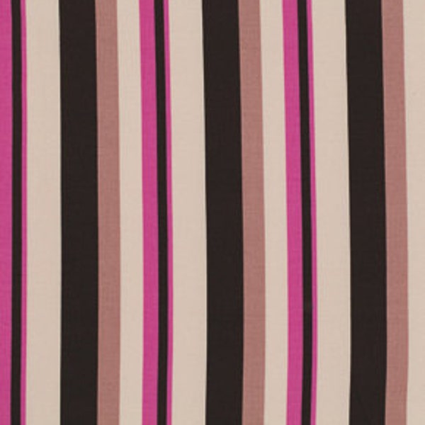 29014 -1/2 yard of Denyse Schmidt Ansonia - Wide Stripe in Mushroom