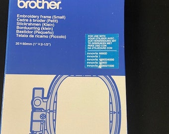 Genuine Brother SA437 Embroidery Hoop Frame 20 x 60 mm/ 1 inch x 2.5 inches- Free Shipping Included