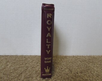 Vintage 1964 Royalty The Word Game Playing Card Game In Case