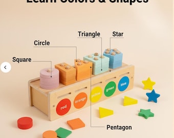 Wooden Montessori Sorting Toy