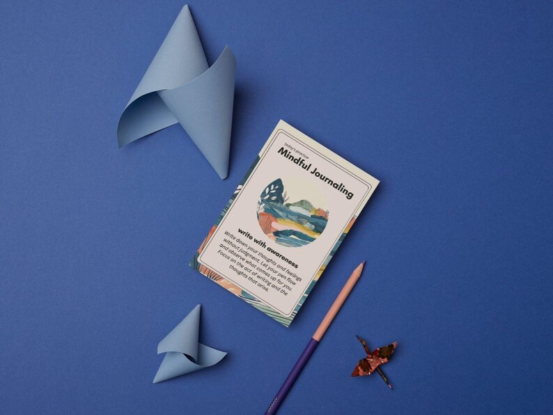 Printable Mindfulness Cards for Daily Self-care, Meditation Deck ...