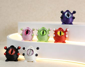 Geleed Cthulhu-beeldje – 3D-geprint monster met grote ogen