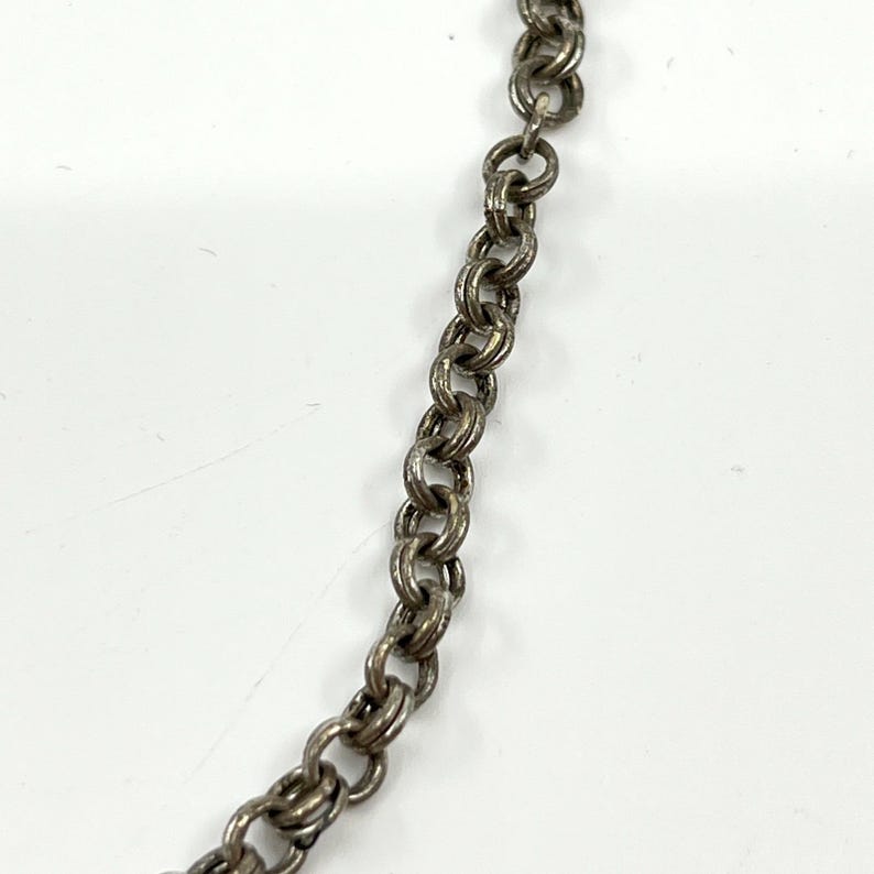 Vintage Brighton Silver Tone Scroll Heart Pendant Necklace Retro Romantic Y2K image 4