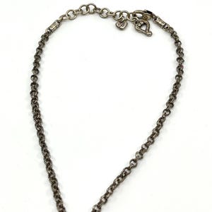 Vintage Brighton Silver Tone Scroll Heart Pendant Necklace Retro Romantic Y2K image 7