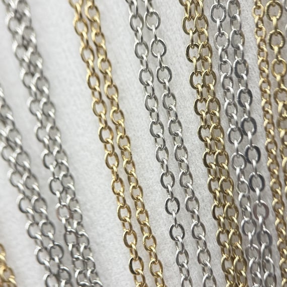 Gold & Silver Multi-Layer Statement Necklace w/ C… - image 10