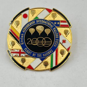VTG 2000 Kodak Albuquerque International Balloon Fiesta Flight of Nations Pin