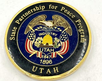 Moneda conmemorativa del Programa de Asociación para la Paz del Estado de Utah, Marruecos (Antigüedad)