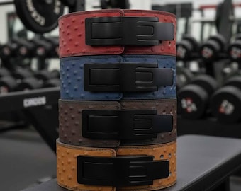 Ostrich Weight Lifting Lever Belt , gym fitness squat powerlifting belts for men women S-5XL