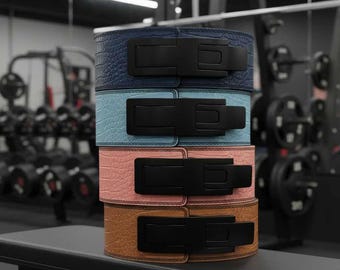 Weightlifting Belt | Custom Leather Gym powerlifting weight lifting fitness lever Belt S-5XL