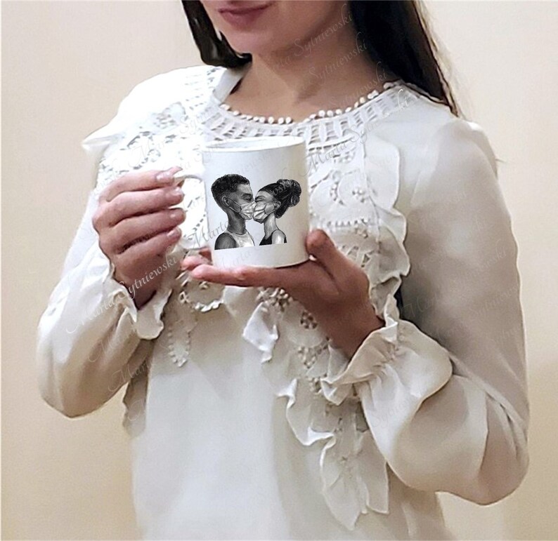 Face Mask Kiss Png Commercial Use Facemask Png Kissing Etsy