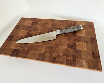 Planche à découper en bois de bouleau à grain de bout
