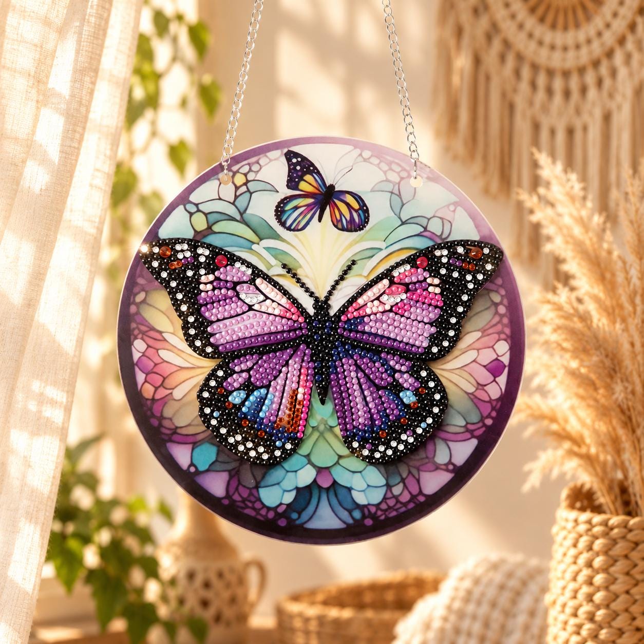 Purple Diamond Butterfly - Etsy