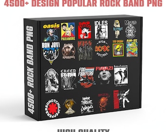 4500+ Rock Band PNG Mega Bundle, Metal Band PNG, Punk Band PNG high quality for dtf/sublimation ( intant download )