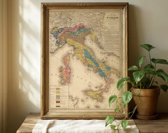 1500年代のイタリアの地図 古代旧世界地図作成 航海の探検