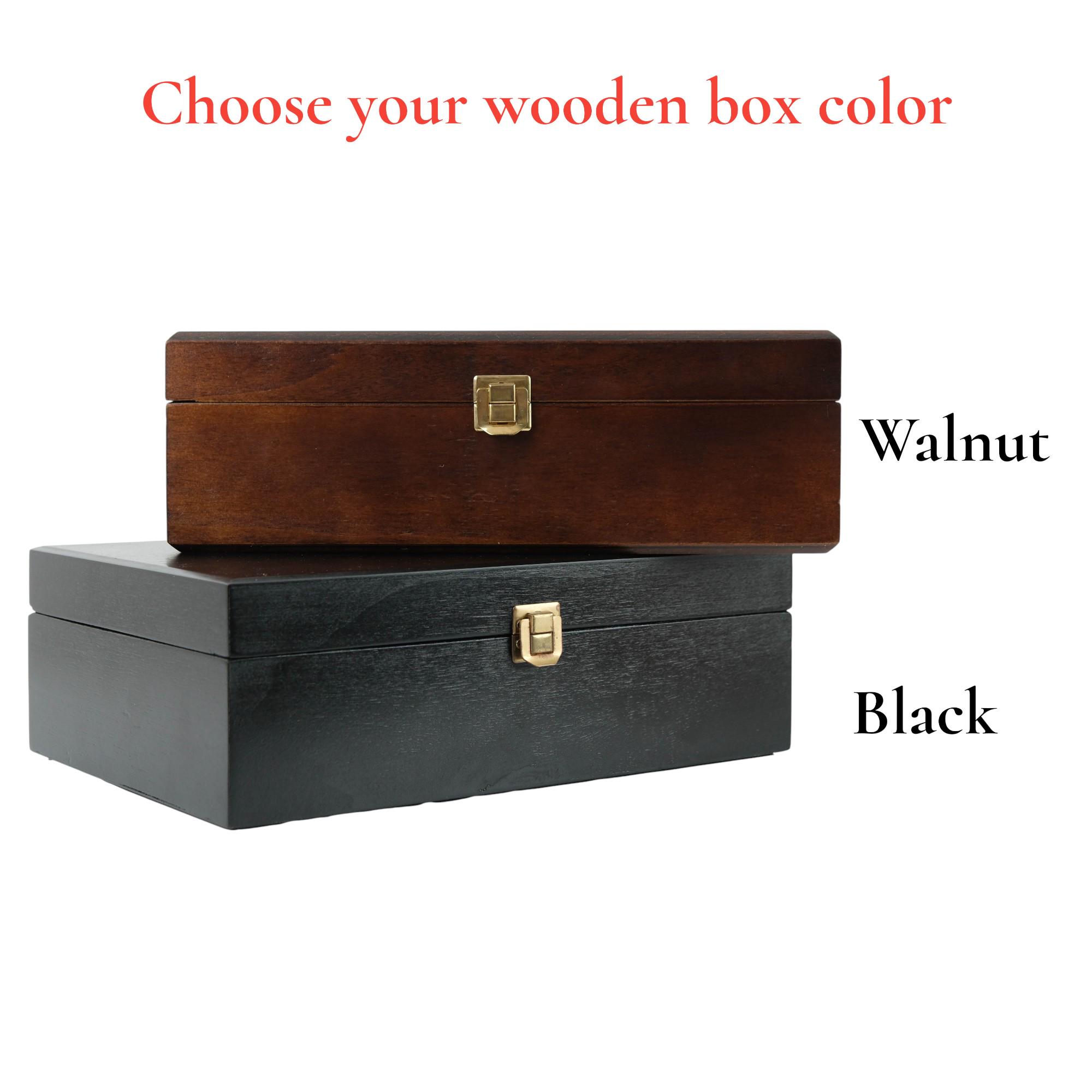 Personalized World Map Keepsake Box, Custom Engraving Travel Memory Box ...