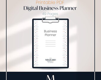Digital Business Planner Printable | A4 Small Business Organizer (PDF)