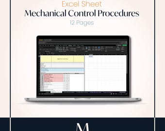 Mechanical Control Procedures Excel Template