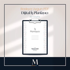 Dijital İş Planlayıcı PDF | Yazdırılabilir Planner