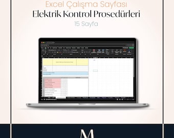 Elektrik Kontrol Prosedürleri Excel Şablonu