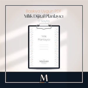 Dijital Yıllık Planlayıcı PDF | Yazdırılabilir Planlayıcı