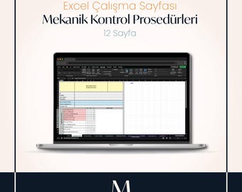 Mekanik Kontrol Prosedürleri Excel Şablonu