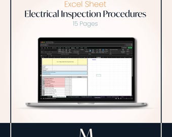 Electrical Control Procedures Excel Template