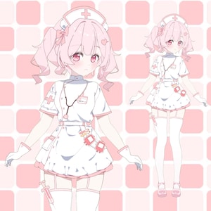 Premade Live2D Vtuber Model: Ready to Use, VTubeStudio Compatible