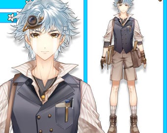 Premade Live2D Vtuber Model: Ready to Use, VTubeStudio Compatible