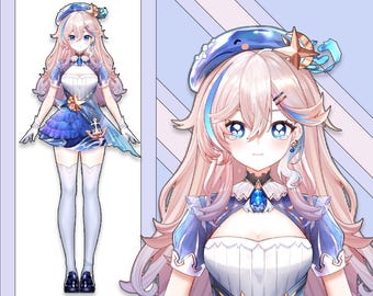 Premade Live2D Vtuber Model: Ready to Use, VTubeStudio Compatible
