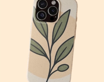 Plant-Based Biodegradable Phone Case: Eco-Friendly, Minimalist Design