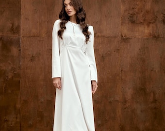 Jurk Dames - Elegante Lange Geplooide Avondjurk – Van Halen Mode