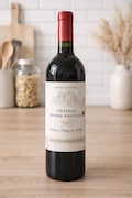 Original pregnancy announcement wine bottle label product logo