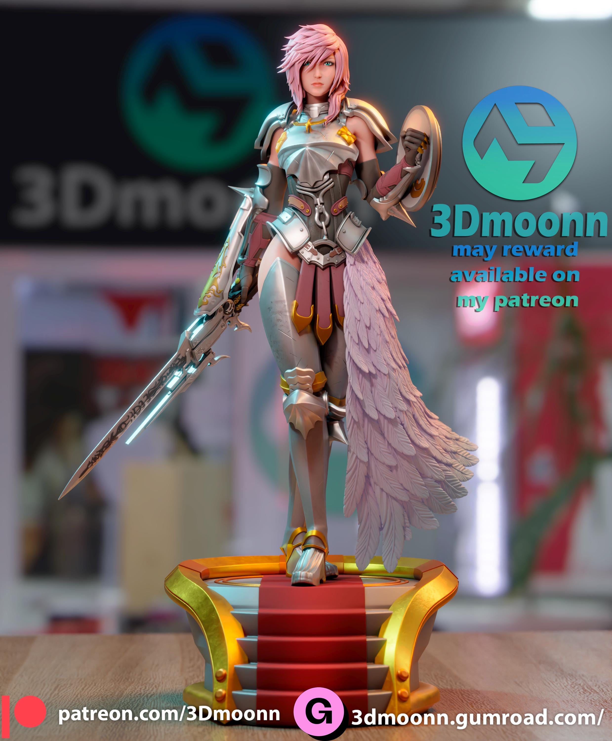 ライトニングフィギュア - FF XIII - 1/7スケール - ガレージキット