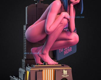 Figura Joi - Blade Runner 2049 - Kit de Garagem em Resina