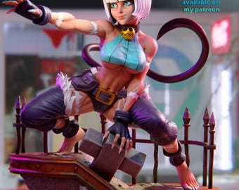 Figur Ms. Fortune – Skullgirls – Maßstab 1:6 – Garagenbausatz
