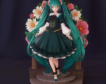 Figure Hatsune Miku - 1/7 Scale - Garage Kit Resin