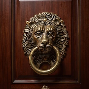 Lion door knocker - Etsy 日本